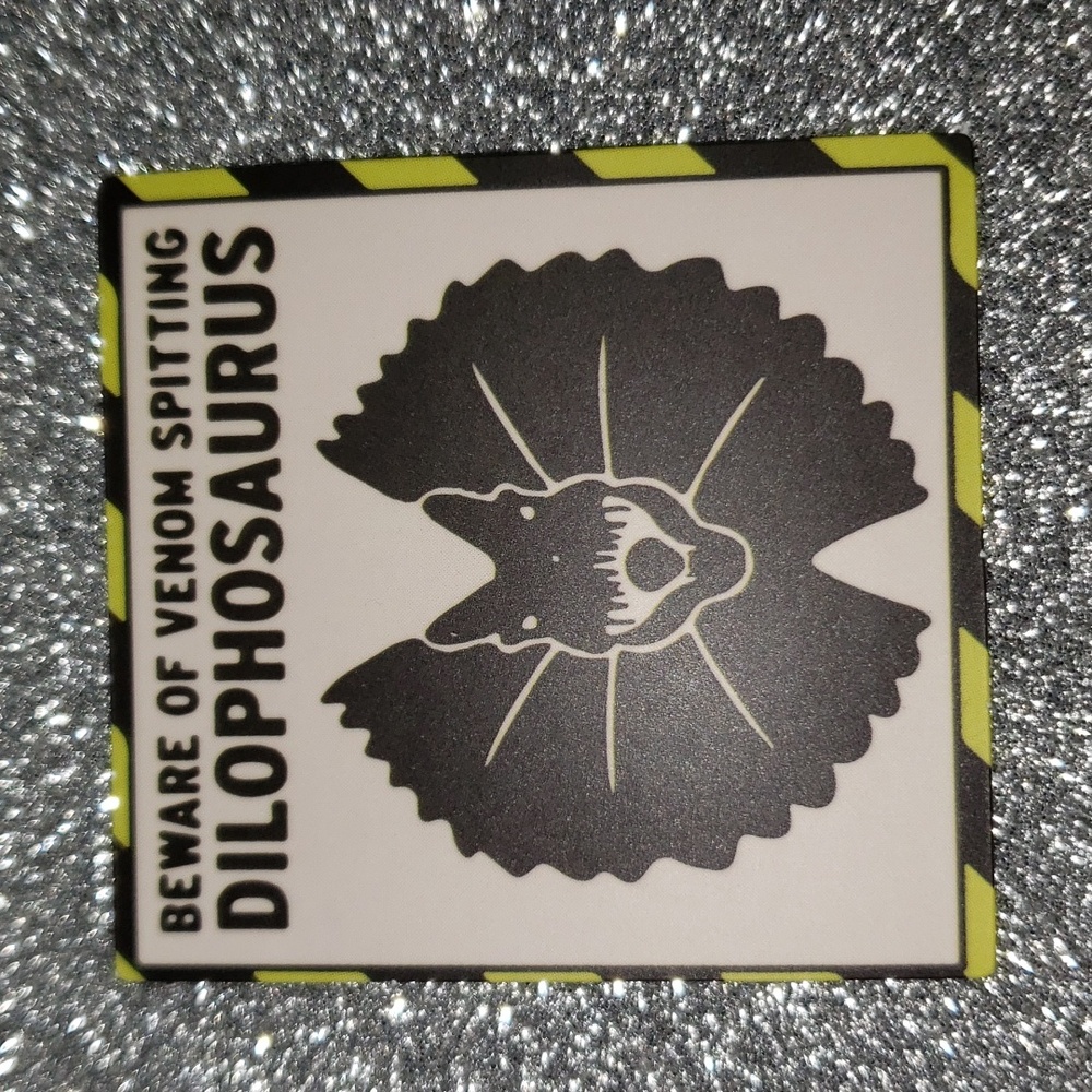 JURASSIC PARK waterproof sticker dinosaur sign